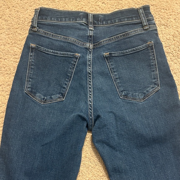 Abercrombie & Fitch Dark Blue Wide Leg Jeans - Picture 4 of 11